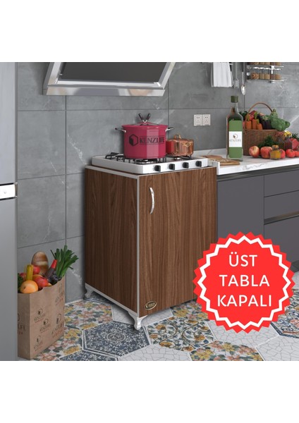 Kenzlife ocak dolabı hoşseda cvz 85*60*56 hazır mutfak klasik set üstü ocak için arkalıksız