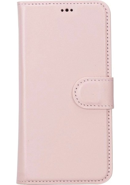 Apple iPhone 14 Pro Uyumlu Deri Cüzdanlı Kılıf Mwwn Nu2 Pembe fırsatları