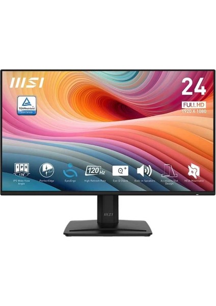 Msı 23.8 Flat IPS Pro MP242A E2 1ms 120HZ HDMI Ev Ofis Monitörü 1920X1080