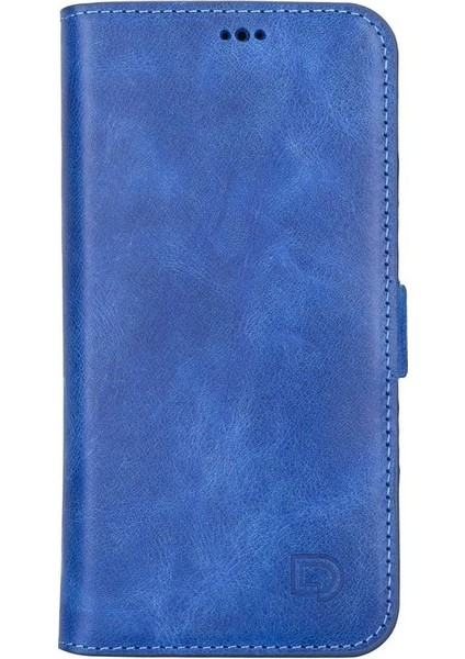 Apple iPhone 13 Pro Uyumlu Deri Cüzdanlı Kılıf Okyanus Mavi fiyatları