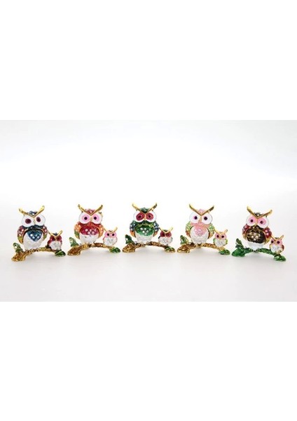 Swarovski 2'li Baykuş Model 2