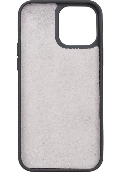 Apple iPhone 13 Pro Max Uyumlu Deri Arka Kapak Antik Gri fiyatları