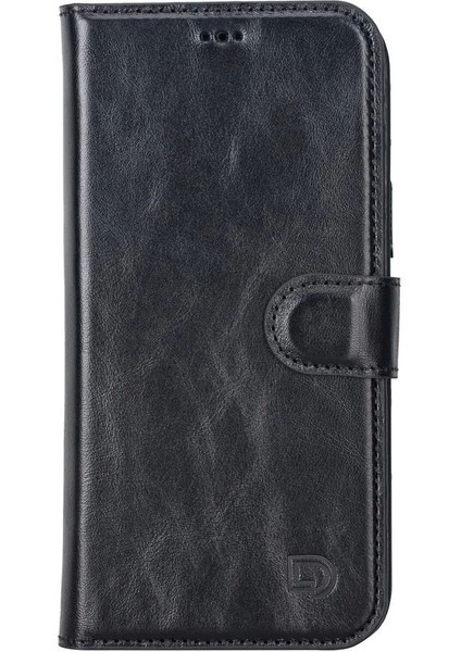 Apple iPhone 13 Pro Max Uyumlu Deri Cüzdanlı Kılıf Rustik Siyah fiyatları