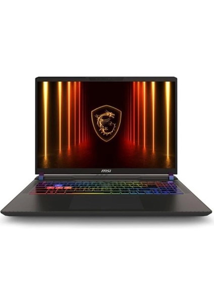 Msı 16 Vector 16 Hx Aı A2XWHG-091XTR Ultra 7 255HX-16GB Ddr5 RAM-12GB RTX5070TI-1TB NVME-W11 PRO144HZ