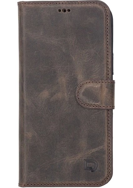 Apple iPhone 13 Pro Max Uyumlu Deri Cüzdanlı Kılıf Acı Kahve fiyatları