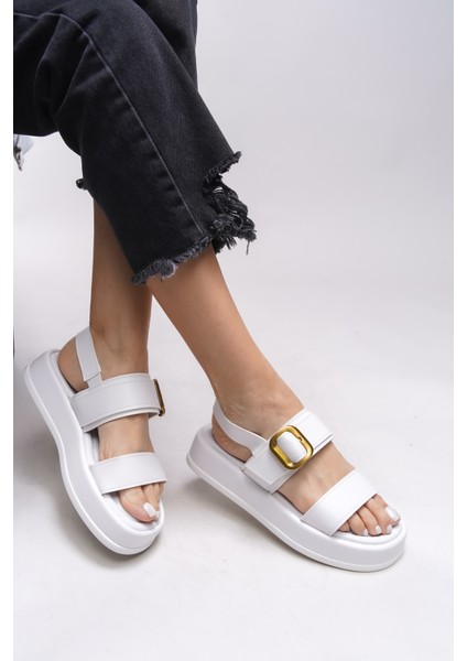 Yiendrae Kadın Tokalı Sandalet 0012785 fiyatları