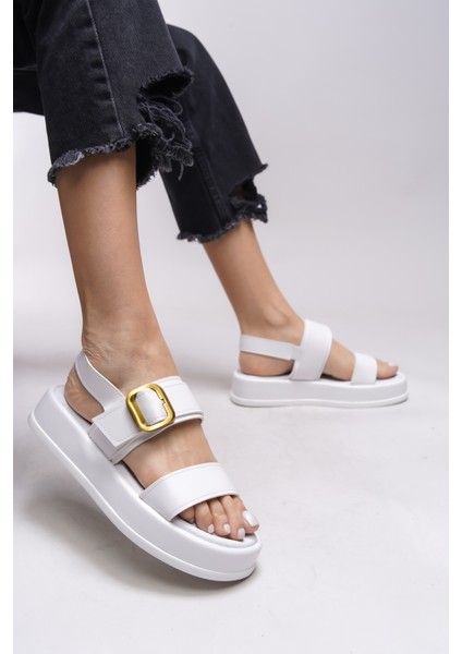 Yiendrae Kadın Tokalı Sandalet 0012785 fırsatları