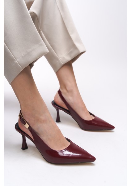 Theftrine Kadın Sivri Burun Topuklu Ayakkabı 0012106
