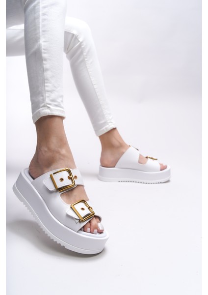 Winledha Kadın Çift Tokalı Terlik 001278 fırsatları