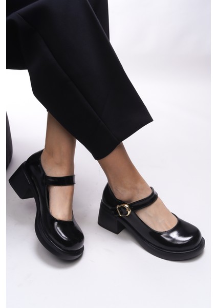 Kadın Loafer Kısa Topuklu Rahat Kullanım İçin Şık Siyah Ayakkabı fiyatları