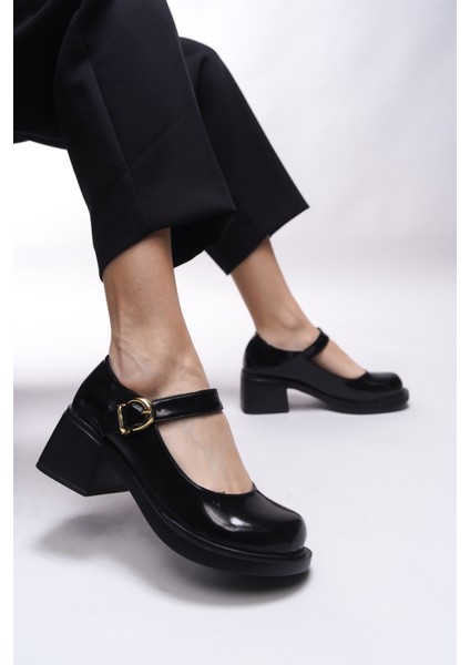 Kadın Loafer Kısa Topuklu Rahat Kullanım İçin Şık Siyah Ayakkabı fırsatları