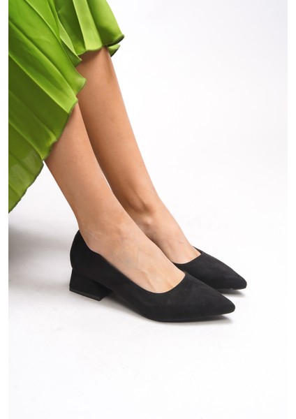 Tielfudh Kadın Sivri Burunlu Kısa Topuklu Ayakkabı 001241863