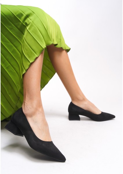 Tielfudh Kadın Sivri Burunlu Kısa Topuklu Ayakkabı 001241863 fırsatları