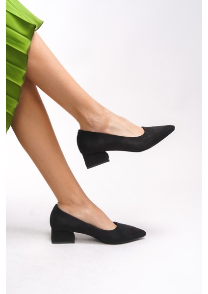 Tielfudh Kadın Sivri Burunlu Kısa Topuklu Ayakkabı 001241863 indirimleri