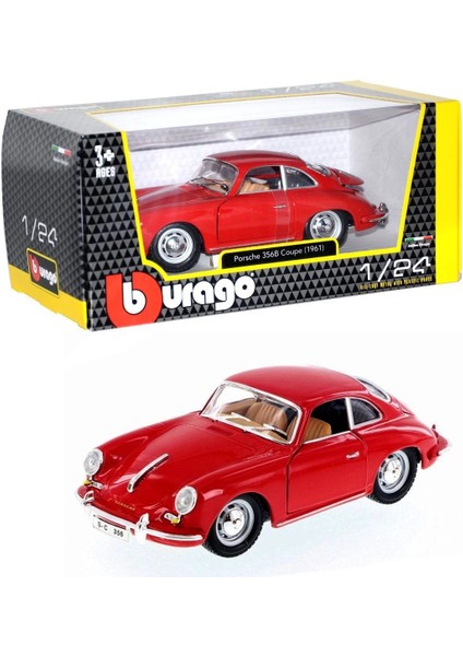 22079 1:24 Porsche 356B Coupe 1961 Araba
