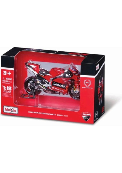 May 36361 Ducati Desmosedici Gp 2022 1:18 -Necotoys