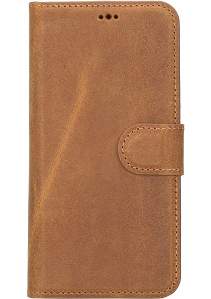 Apple iPhone 14 Pro Uyumlu Deri Cüzdanlı Kılıf Mwwn G19 Taba fırsatları