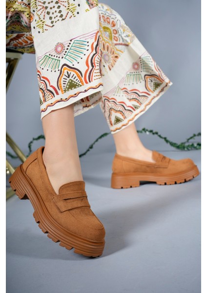 Kadın Günlük Loafer Ayakkabı Ortopedik Taban Vegan Deri fiyatları