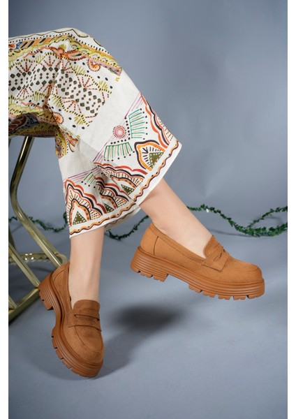 Kadın Günlük Loafer Ayakkabı Ortopedik Taban Vegan Deri modelleri