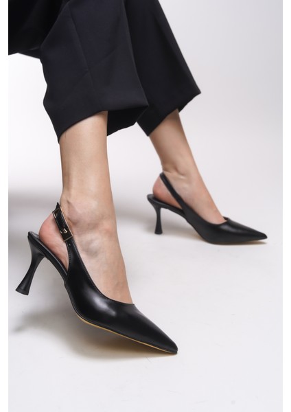 Theftrine Kadın Sivri Burun Topuklu Ayakkabı 0012106 fırsatları