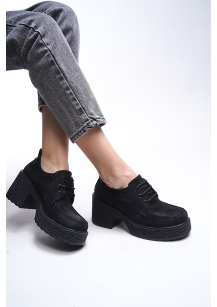 Qerekna Kadın Topuklu Bağcıklı Loafer 00121500 fiyatları