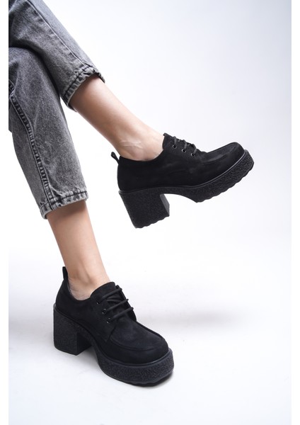 Qerekna Kadın Topuklu Bağcıklı Loafer 00121500 modelleri