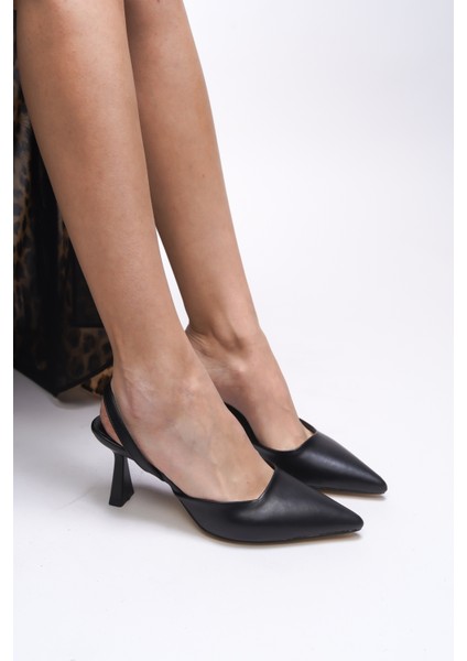 Silfierth Kadın Arkası Açık Topuklu Ayakkabı 00121700