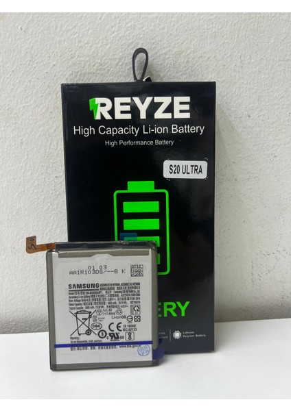 Reyze Samsung Galaxy S20 Ultra G988 Batarya güçlendirilmiş devre koruma