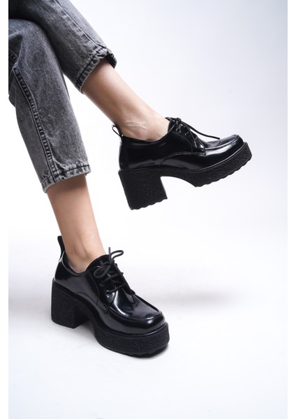 Qerekna Kadın Topuklu Bağcıklı Loafer 00121500 modelleri