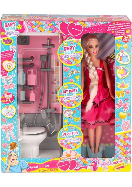 Oyd-02387 Bebek Ve Banyo Oyun Seti -
