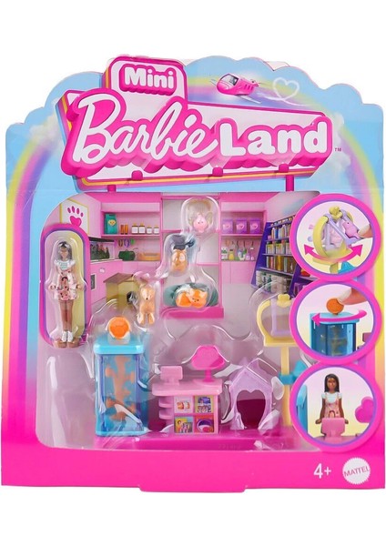 Jcr29 Mini Barbieland Bebek Ve Oyun Seti Serisi -