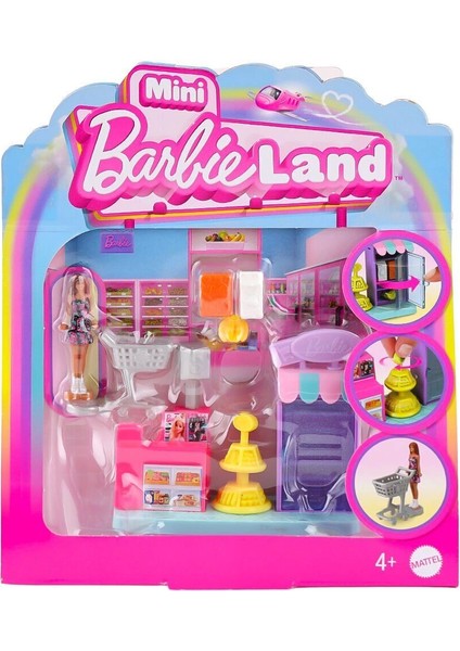 Jcr29 Mini Barbieland Bebek Ve Oyun Seti Serisi -