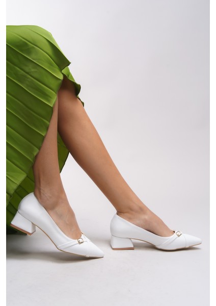 Ycnirth Kadın Sivri Burunlu Kısa Topuklu Ayakkabı 001251863 indirimleri
