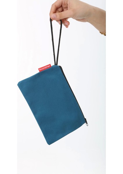 Baghashtag Lacivert Clutch Bez Çanta