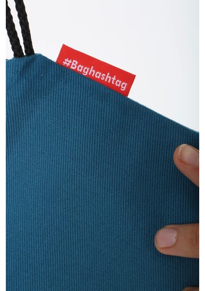 Baghashtag Lacivert Clutch Bez Çanta