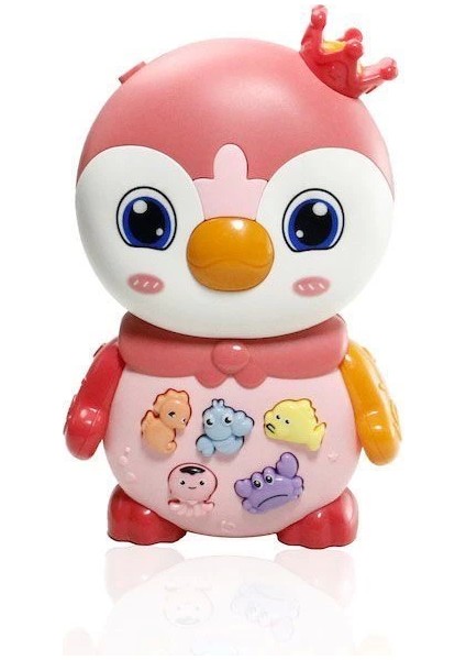 JLG-855-136A Işıklı ve Müzikli Penguen Bebek - 1 Adet Fiyatıdır