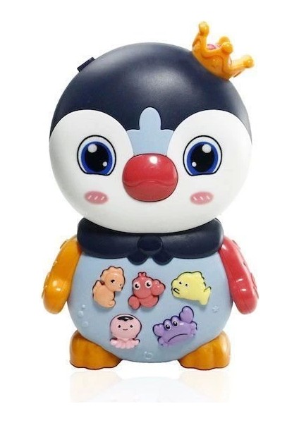 JLG-855-136A Işıklı ve Müzikli Penguen Bebek - 1 Adet Fiyatıdır