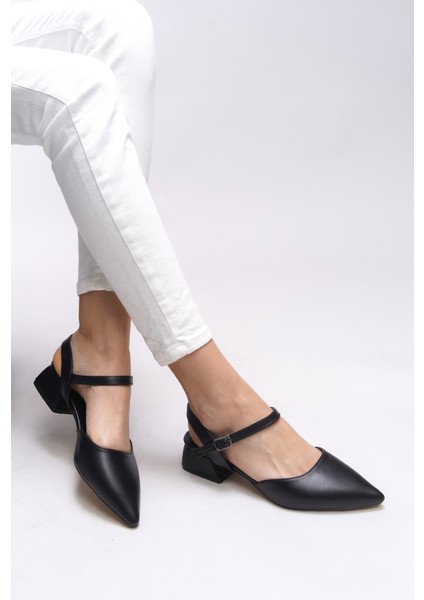 Heilleia Kadın Arkası Açık Sivri Burun Topuklu Ayakkabı 0012335 fiyatları