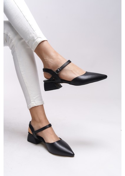 Heilleia Kadın Arkası Açık Sivri Burun Topuklu Ayakkabı 0012335 modelleri