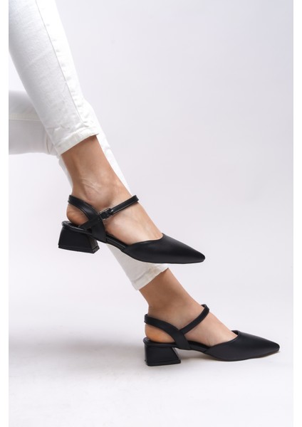 Heilleia Kadın Arkası Açık Sivri Burun Topuklu Ayakkabı 0012335 indirimleri