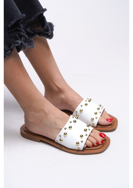 Liblaema Kadın Hakiki Deri Terlik 00120766