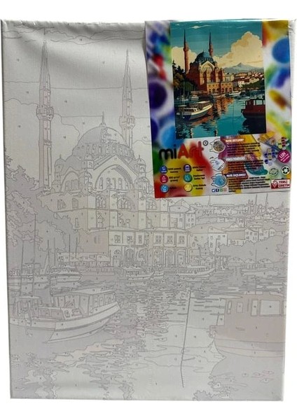 Miart MSB30412 30X40 Sayılarla Boyama Tuval - Istanbul
