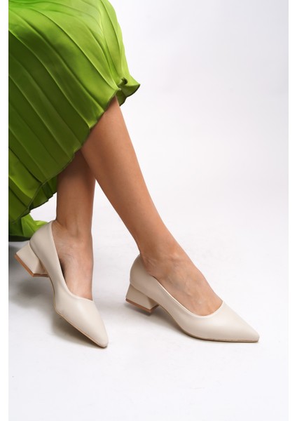 Tielfudh Kadın Sivri Burunlu Kısa Topuklu Ayakkabı 001241863 modelleri