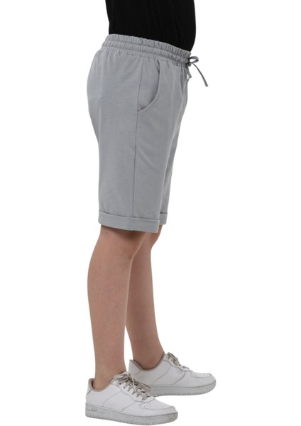 Erkek Çocuk Basic Pamuklu Penye Double Paça Cepli Şort modelleri