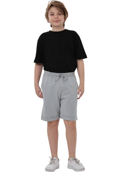 Erkek Çocuk Basic Pamuklu Penye Double Paça Cepli Şort fırsatları