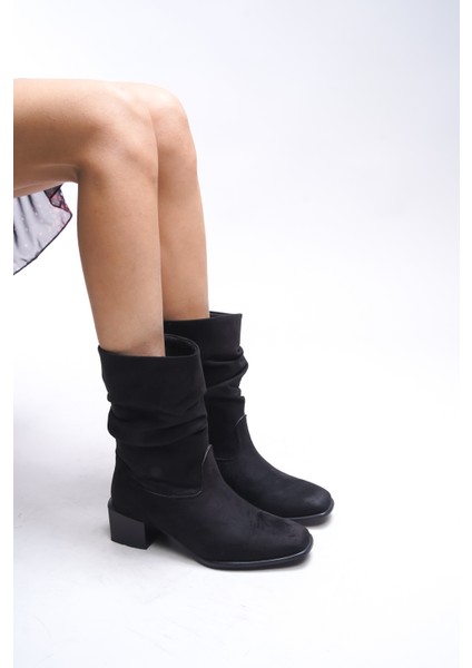 Rheggec Kadın Körüklü Kısa Çizme 00126063