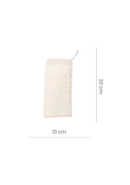 Baghashtag Minik Bez Kese (10 Adet) 10 cm x 20 cm