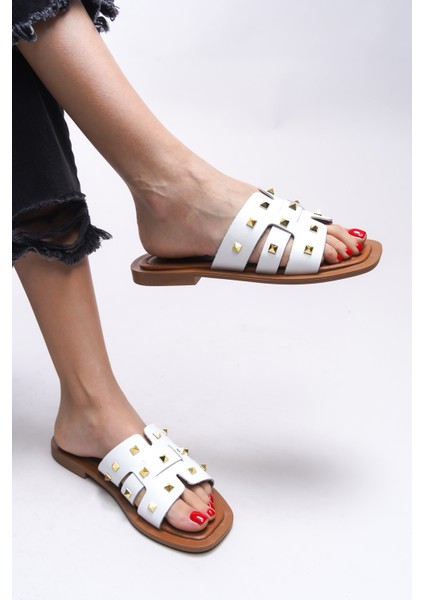 Elyeraera Kadın Hakiki Deri Terlik 00120761 modelleri