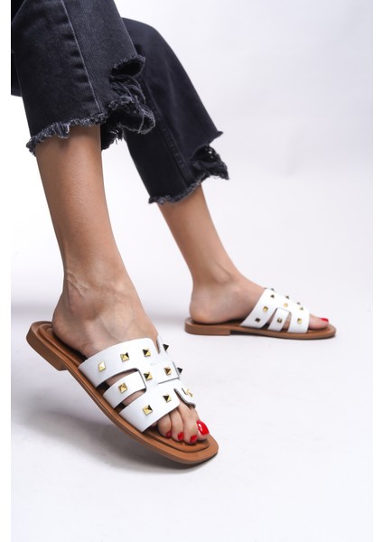 Elyeraera Kadın Hakiki Deri Terlik 00120761 fırsatları