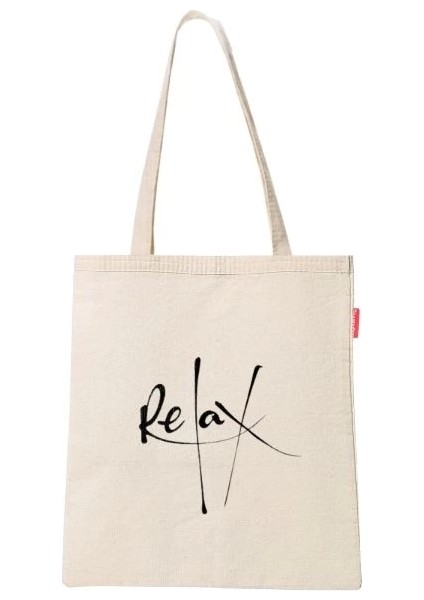 Baghashtag Relax Baskılı Bez Çanta